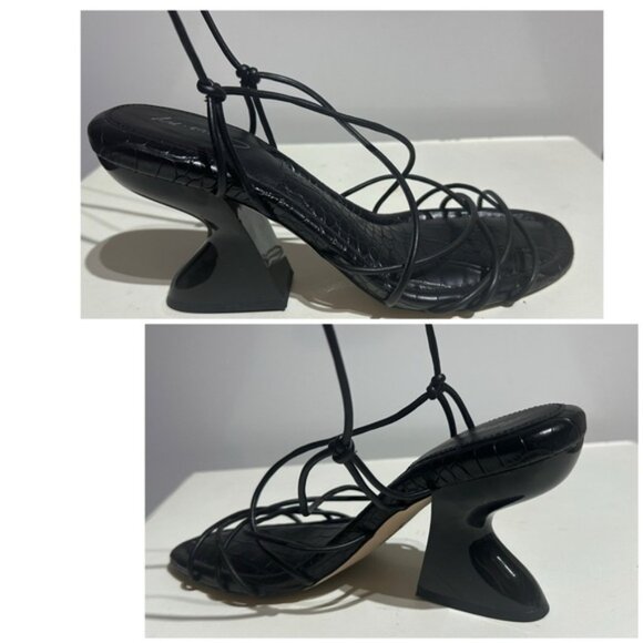 Circus by Sam Edelman Black Strappy Heel sandal- PRELOVED- 9 - Picture 2 of 13